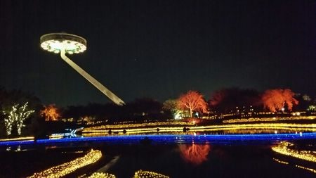 なばなの里 イルミネーション アイランド富士