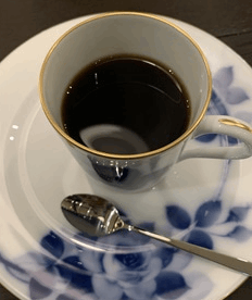 日本橋高島屋文庫カフェ「黒澤文庫」のコーヒー